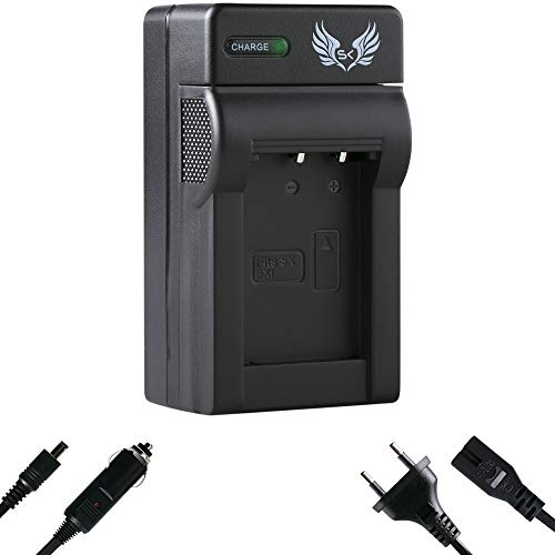 SK Akku Charger für Sony NP-BX1 - Ladegerät ist passend zu Sony ZV-1 II ZV-1 / Cyber-Shot DSC RX1R II RX100 I II III IV V VI VII - CX647 WX500