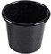 Riess 0674-022 Classic-Backförmchen Muffinförmchen hoch, CLASSIC - BACKFORMEN, Durchmesser 8 cm, Höhe 7,5 cm, Emaille, schwarz