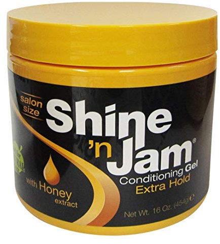 Shine N Jam Conditioning Gel Extra Hold 16 Ounce Jar (473ml) (2 Pack)