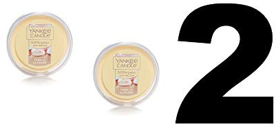 Yankee Candle 2 Vanilla Cupcake Scenterpiece Easy Meltcup Wax Melt Cup (NET WT 2.2 OZ | 61g Each)