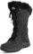 Polar Donna Trapuntato Pelliccia Ecologica Cuff Inverno Anatra Suola Di Gomma Durevole Neve Pioggia All'Aperto Stivales - Nero Nylon Tall - UK9/EU42 - YC0657