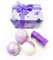 HomeZone 6 x luxuriös duftende Badekugeln & Seife, Geschenkbox, Glitzer, Badesprudler, Spa, Bio, Vegan, ätherische Öle, Kosmetik, Geburtstag, Jubiläum, Damen Badezeit, Entspannung, Verwöhnung