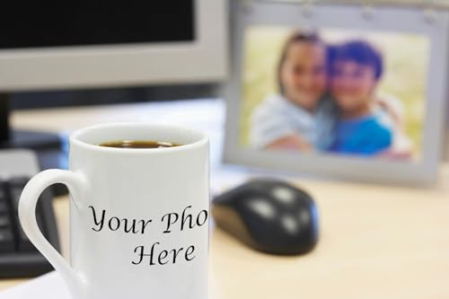 Personalised Mug with Your own Photo and Text ! 11 oz Ceramic Mug