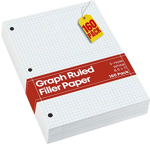 1InTheOffice Notizblock, Schreibpapier, Kanzleipapier kariert, liniert, 8 x 10,5 cm, 80 Blatt, 2 Stück