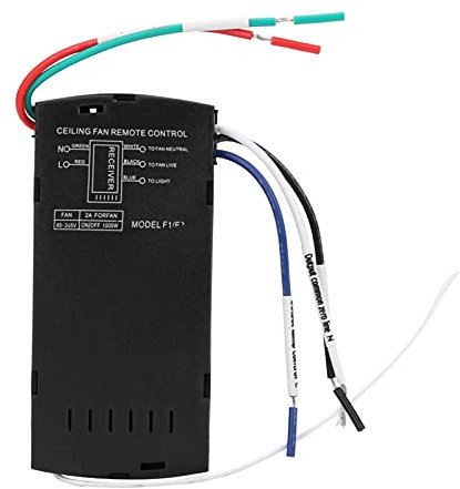 Atyhao Kit Telecomando Universale per Ventilatore da soffitto, Telecomando Wireless e Kit Ricevitore per Lampada con Ventilatore da soffitto, 85 V-260 V.