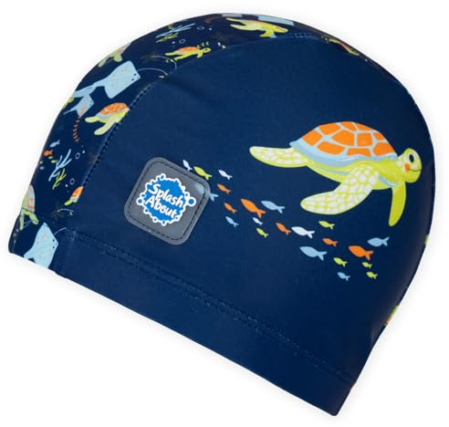 Gorro de natación Splash About para niños pequeños, Turtle Tide, 0-2 años