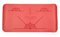 Myga Ausrichtungs Yoga Matte – rutschfeste Pads für zusätzliche Dämpfung mit Ihrem Knie – Ellbogen und Handstütze – (66cm x 34cm x 5mm) Rot