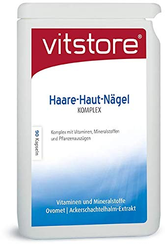 Haare-Haut-Nägel Komplex 90 Kapseln - Für starkes und glänzendes Haar
