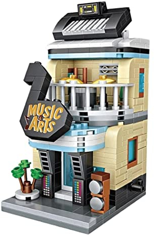 LOZ Bauklötzchen-Set: Musikinstrumentenladen, 353 Teile, für Kinder ab 6 Jahren (unisex), 52 mm x 52 mm