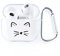 AKABEILA Hülle Kompatibel mit Apple AirPods 3 Hülle Case Silikon Transparent Durchsichtig AirPods 3rd Generation 2021 Schutzhülle Frontseite LED Sichtbar mit Karabiner