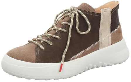 THINK! Damen KUSABI Leder gefütterte nachhaltige Boots, 2000 Pepper/Kombi, 36 EU