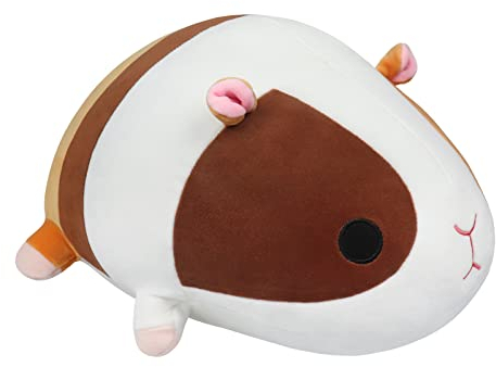 Hamster Plüschtier Kissen Kuscheltier Spielzeug Kawaii Plüsch Anime Plushie Dekoration Cartoon-Plüschtier Festivalgeschenk für Freunde Familien