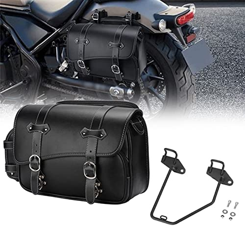 Für Honda Rebel 500 ABS SE Motorrad Satteltasche Werkzeugtasche Seite PVC Zubehör Rebel 500 ABS SE Schmücken (Color : BundleB Left)