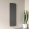 Radiateur eau chaude vertical anthracite acier classique basse témperature chauffage central H.180 x L.60.2 cm