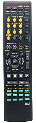 RAV315 WN22730EU Fernbedienung Ersatz für Yamaha AV Receiver HTR-6040 HTR-6050 RX-V461 RX-V561 WK22730 WK22730EU WN22730 WN22730 EU WN22730EU