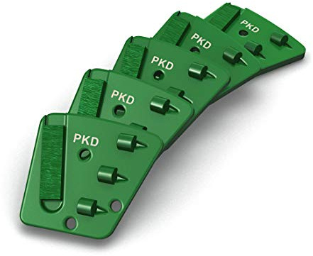MENZER PKD-Segmente für Einscheibenmaschinen (5 Stk.) | aus polykristallinen Diamanten, kompatibel mit MENZER ESM 406