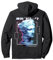 Backprint: Techno Musik oder EDM Party Raver Festival Pullover Hoodie