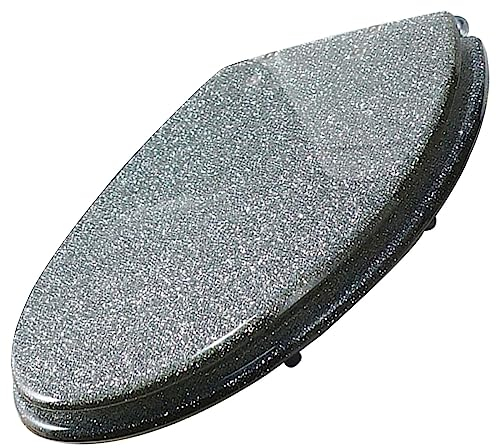 WC Sitz Toilettensitz Mit Absenkautomatik Toilettendeckel Klodeckel Deckel Glitzer Polyresin Antibakterielle 42 X 36 Cm Mit Quick Release Funktion,Silber