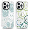 Foonary 2 Pack Clear Print Phone Case for iPhone 13 Pro Max 6.7, Soft Silicone with Smile Design Aesthetics Transparent Pattern Cases, Shockproof Bumper Protector Cover for iPhone 13 Pro Max Girls