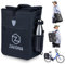 ZAEGNA 3 in1 Fahrradtasche für Gepäckträger - wasserdichte Fahrrad-Gepäcktasche, Rucksack & Umhängetasche - Fahrrad Tasche mit Laptopfach & Bodenplatte