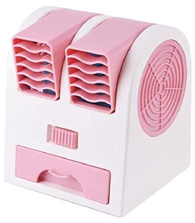 ALLYLIKE Climatiseur portatif Mini climatiseur Personnel portatif de Ventilateur de Refroidissement(Pink)