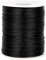 1.5 mm x 100 m Schnur Schwarz,Häkeltasche Kordel Schwarz,Armband Schnur Reißfest Schwarz,Polyester Schnur für Armbänder,Polyester Faden für Halskette Geflochten,Schmuckherstellung,DIY Basteln