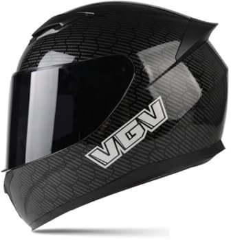 Omologato Vollvisierhelme für Motorradhelme für Männer Herbst Cruiser Motorrad Mode Retro ABS Ganzjahresreifen Paar