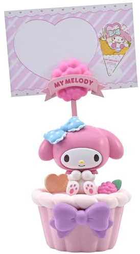 Hello Kitty And Friends Yume Sanrio My Melody Party Time Memo-Ständer - Niedlicher Memo-Clip mit Cupcake-Design | Entzückende Sanrio-Geschenke & Schreibtisch-Accessoires