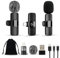 ILOS Wireless Lavalier Microphone for iPhone & Android Clip-On Mic, Noise Reduction, 65ft Range, 8H Battery, Bluetooth, Plug & Play - Ideal for Vlogging, YouTube, Podcasts, Interviews