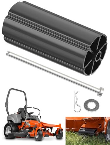 532176066 176066 Deck Roller & Rod Kit Compatible with Husqvarna 48 54 Lawn Mower YTH2548B, YTH2748, GTH2654, FD61M, GTH2754, Replace 532179127 179127 539107612, Also for Poulan Pro/Craftsman Mower