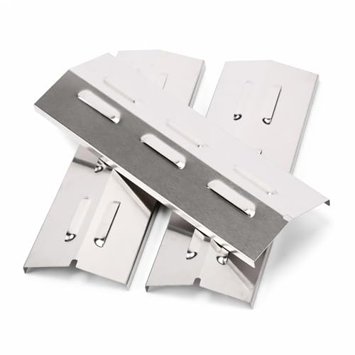 Uniflasy 36,5 x 12 cm Edelstahl Brennerabdeckung für Enders Chicago 3, Boston Pro 3K, Tepro 3561, Barbecook Brahma 4.0 Grill Zubehör, Aromaschienen Ersatzteile, 3 Stück
