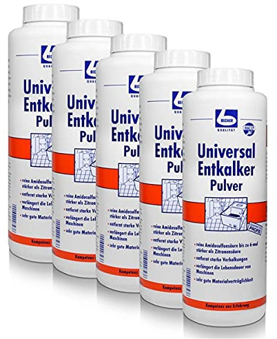 Dr. Becher Universalentkalker Pulver 1kg Kaffeemaschinen Wasserkocher (5er Pack)