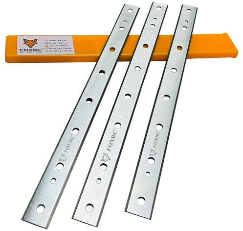 12.5-Inch Replacement Planer Knives DW7342 for DeWalt DW734 Benchtop Planer - Set of 3