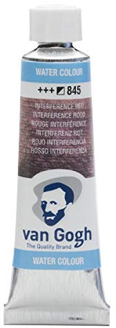 Van Gogh Watercolour Paint, 10ml Tube, Interference Red 845