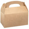 Xxcxpark 24 Pack Treat Boxes Brown Goodies Boxes, Kraft Paper Candy Treat Boxes Blank Paintable Gift Boxes Party Favor Boxes for Birthday Party, Wedding, Baby Shower - 6.2 x 3.5 x 3.5 inches