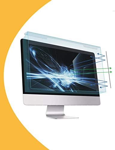 Olnema Acrylic Anti Blaulichtfilter Universal I Anti Blue Screen Protector I Anti UV I Augenschutz I Displayschutz Folie für Computer & PC Monitor Abnehmbar 26-28 Zoll (26, 27, 28) 16:9/16:10