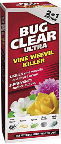 BugClear 3 x Ultra Vine Weevil Killer Concentrate Insecticide 480Ml