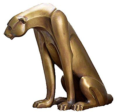 Abstrakte Wild Panther Gepard Skulptur Art Statue