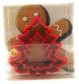 Fir Tree Christmas Tree Cookie Cutter Set of 2, Biscuit, Pastry, Fondant Cutter