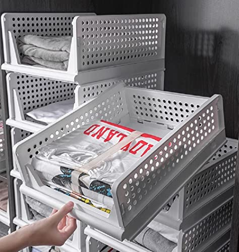 NaturPur Aufbewahrungsbox regal weiß Schrank Organizer Kleiderschrank Organizer Aufbewahrungskorb - Ordnungssystem Ordnungsboxen Stapelboxen Kiste Kunststoffschrank Küchenschrank Organizer Faltboxen