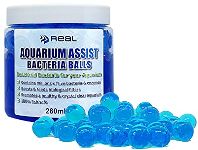 Aquarium-Filter-Start für Aquarium, nützliche Bakterienbälle (280 ml)