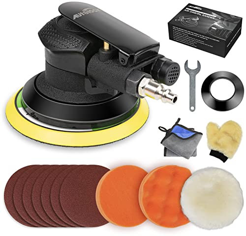 Autolock 125mm Luft-Exzenterschleifer, pneumatische Handflächen-Autoschleifer für Holzpolierer, Metall und Karosseriearbeiten, Das-Schleifer, Dual-Action-Schleifer