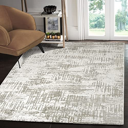 SANAT Teppiche für Wohnzimmer - Harmony - Kurzflor Teppich, Geeignet für Flur, Esszimmer, Schlafzimmer, Küche und Kinderzimmer Öko-Tex 100 Zertifizier - Sanft-Beige, 80X300 cm