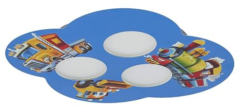 Lindby Deckenlampe Jan dimmbar aus Metall (3 flammig, GX53) - Kinder Deckenleuchte Lampe Kinderzimmerleuchte