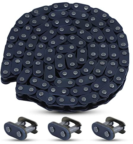 Haishine T8F Sangle de Chaîne avec Maillons à Boucle 116 Maillons Ceinture de Chaîne pour 43Cc 47Cc 49Cc Mini Dirt ATV Quad Mini Moto Mini VTT Dirt Quad Pocket Bike Pièce de Rechange de Chaîne