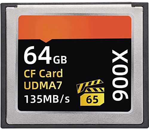 Simpletek – Compact Flash Memory Card for Professional Photo Video | 64GB, 4K, 135MB/s, UDMA7