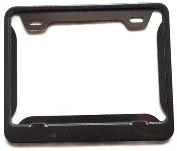 WADIMA Tail Tidy Suitable For Moto Motorcycle Number License Plate Holder Frame Motorcycles Numbers Plates Metal Imitation Carbon Fiber Motorbike Registration Plate Holder