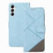 binandteam Cover per Samsung Galaxy A14 4G / 5G Custodia in Pelle libro Flip per Smartphone, con Slot per Tessere e Supporto Pieghevole per Cover Samsung Galaxy A14 4G / 5G - Azzurro