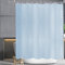 YISURE Duschvorhang Blau, Duschvorhänge badewanne Textil maschinenwaschbar mit Metallösen, Breite 180 x Höhe 220cm