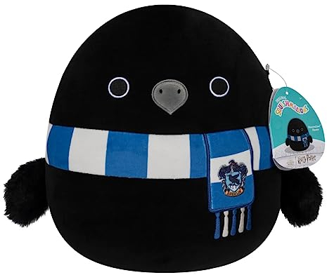 Squishmallows Original 10 Zoll großer Harry Potter Ravenclaw Raven mittelgroßer ultraweicher Plüsch